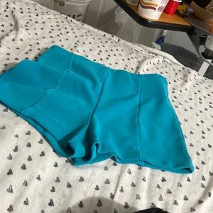 Blue shorts